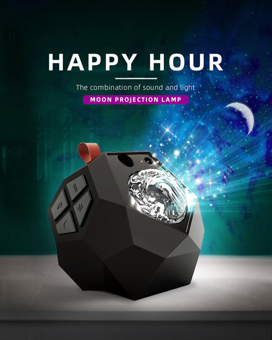 2-in-1 Mini Bluetooth Speaker & Galaxy Projector